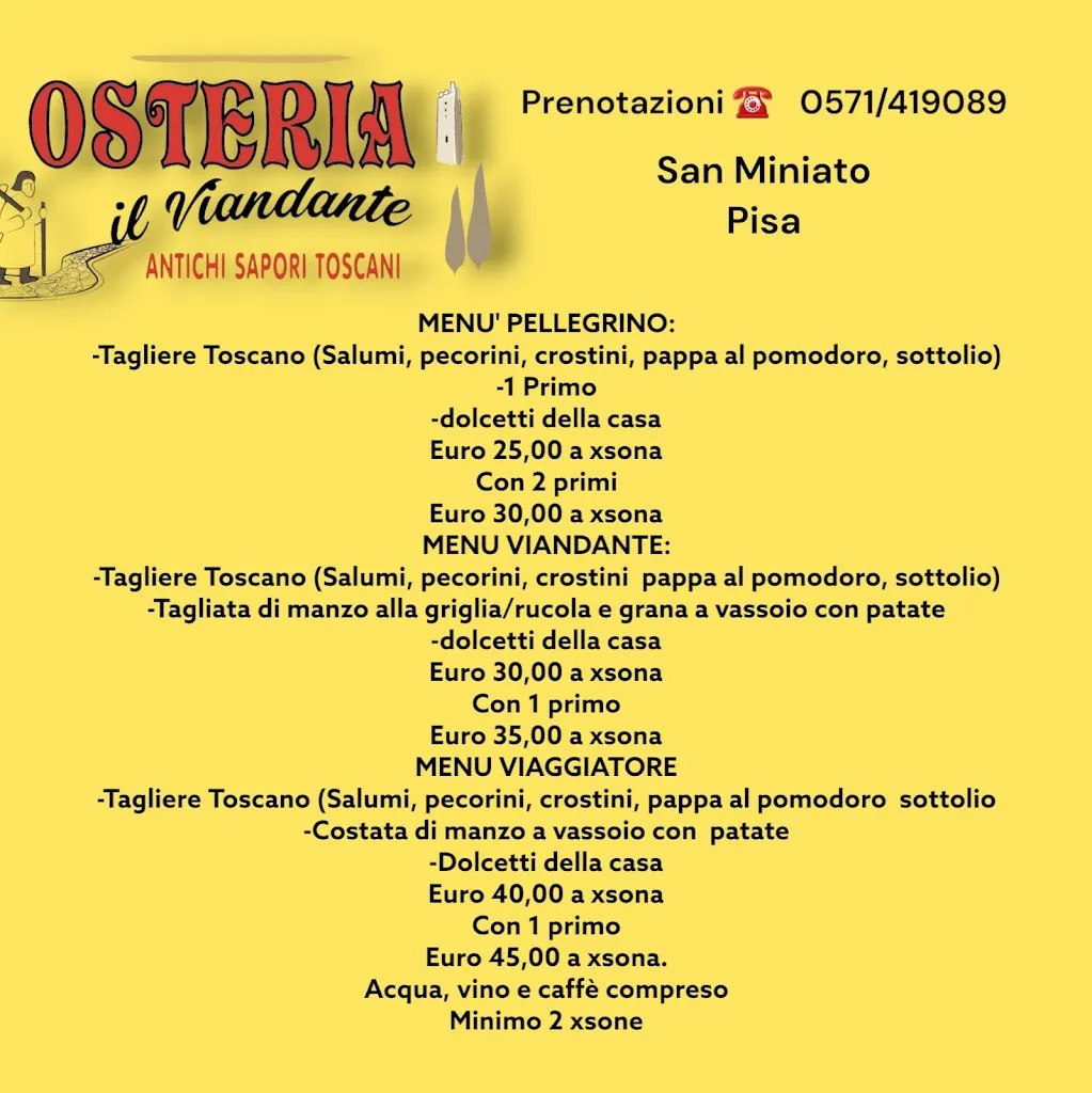 Menu_Osteria Il Viandante_San Miniato Basso_immagine_2