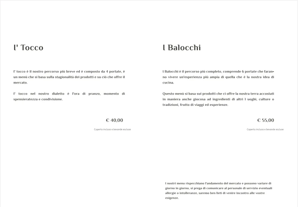 Menu_Brassica osteria contemporanea_San Miniato Basso_image_1