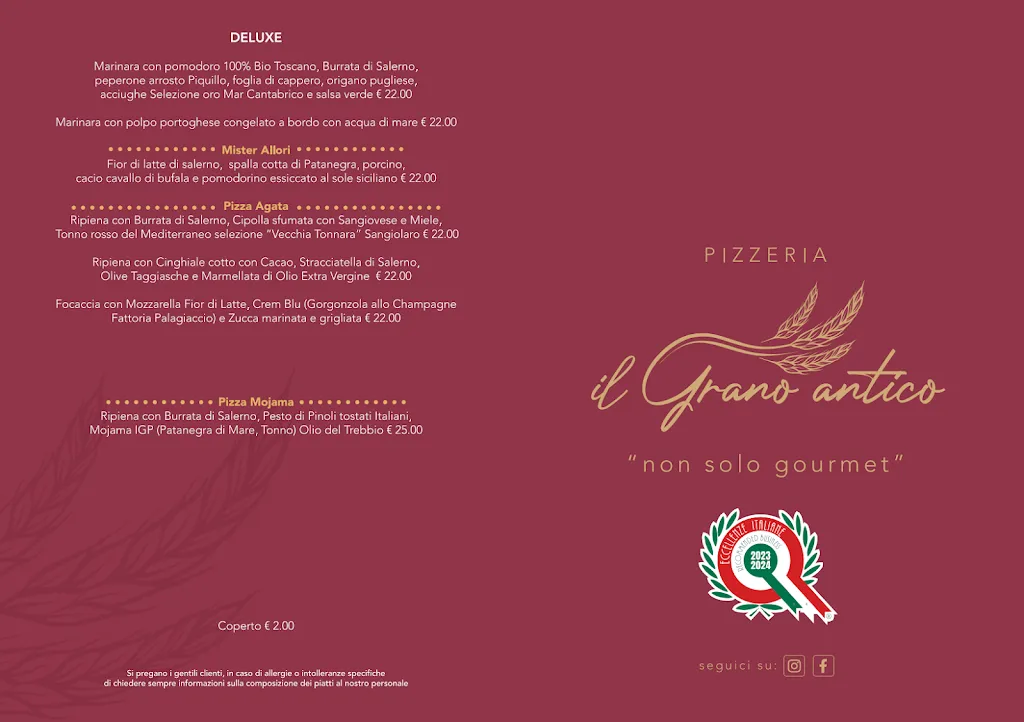 Menu_Il Grano Antico pizzeria_San Piero a Sieve_image_4