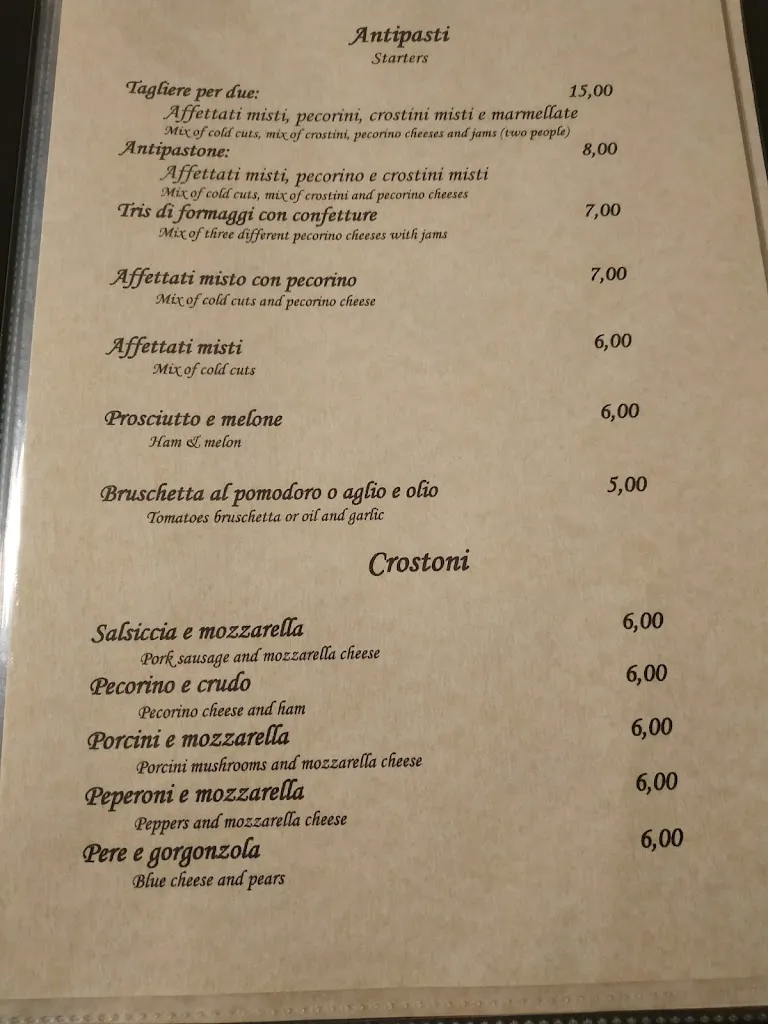 Menu_Trattoria/bar La Torre_San Quirico d'Orcia_image_1
