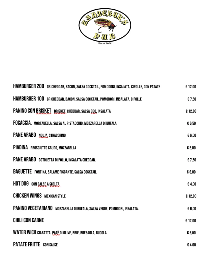 Menü_Zanzebur's Pub_Sarteano_Bild_1