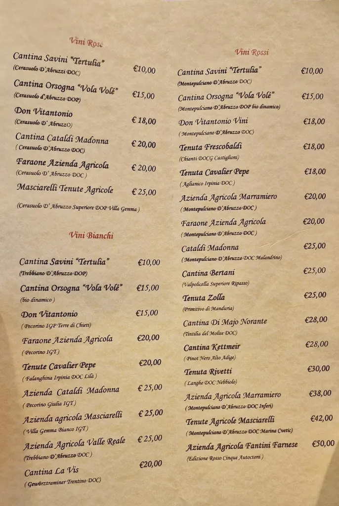 Menu_La Focaccia_Castel di Sangro_image_4