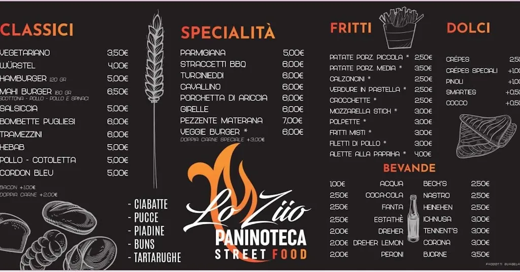 Menu_Lo Ziio - Paninoteca_Mesagne_image_1
