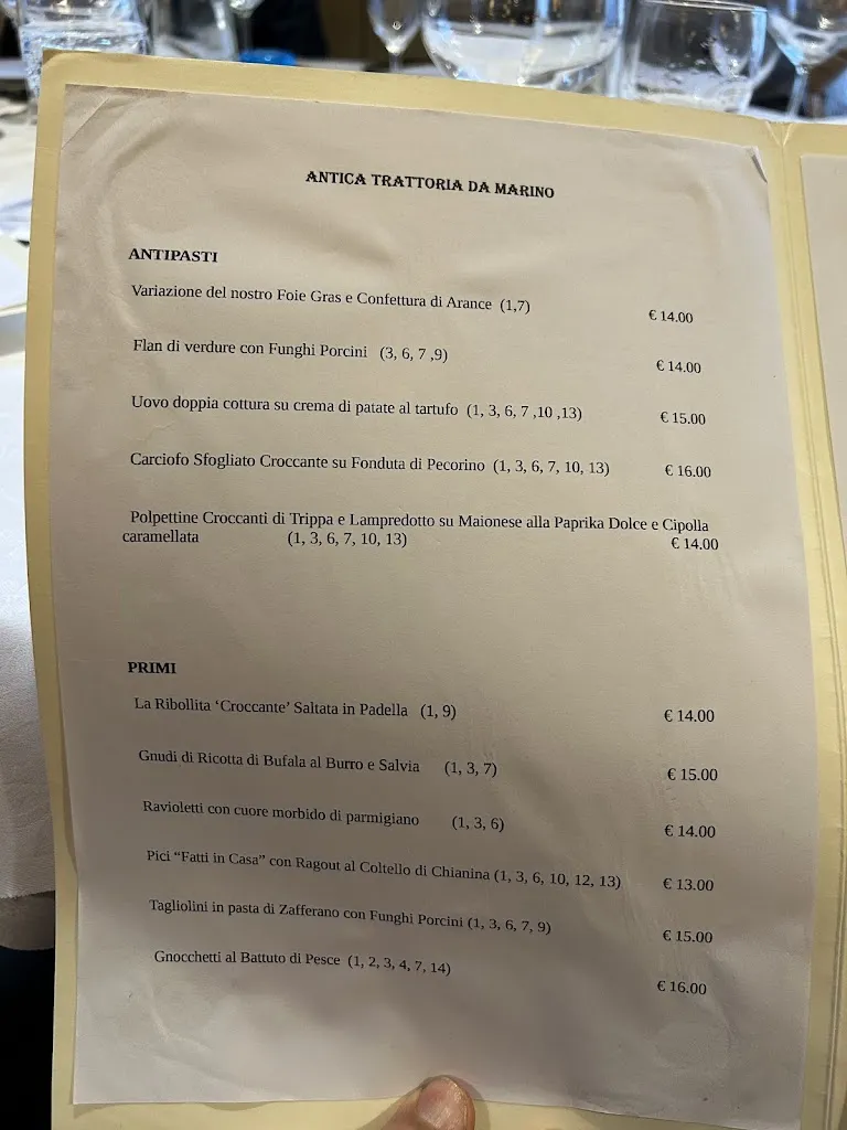 Menu_Trattoria Da Marino_Serravalle Pistoiese_image_2