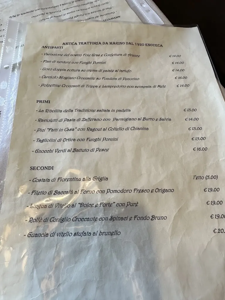 Menu_Trattoria Da Marino_Serravalle Pistoiese_image_3