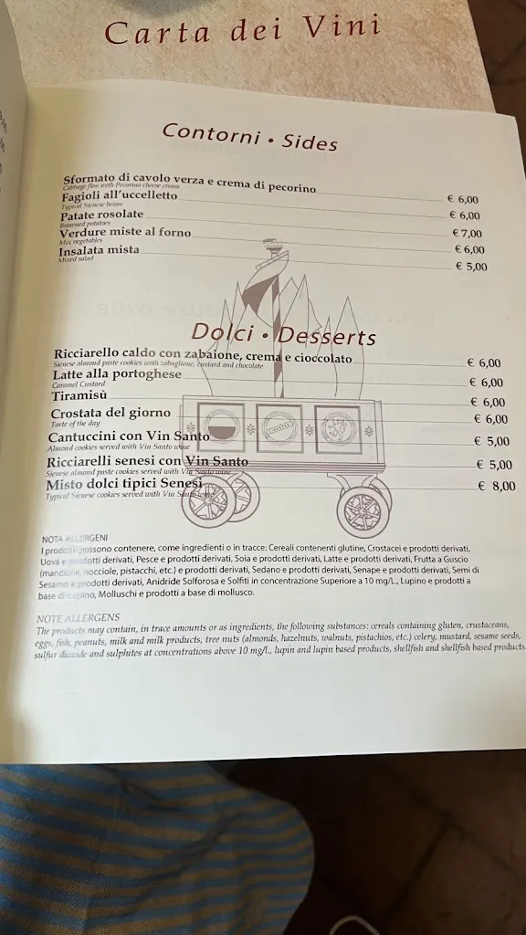 Menu_Osteria Il Carroccio_Siena_immagine_4