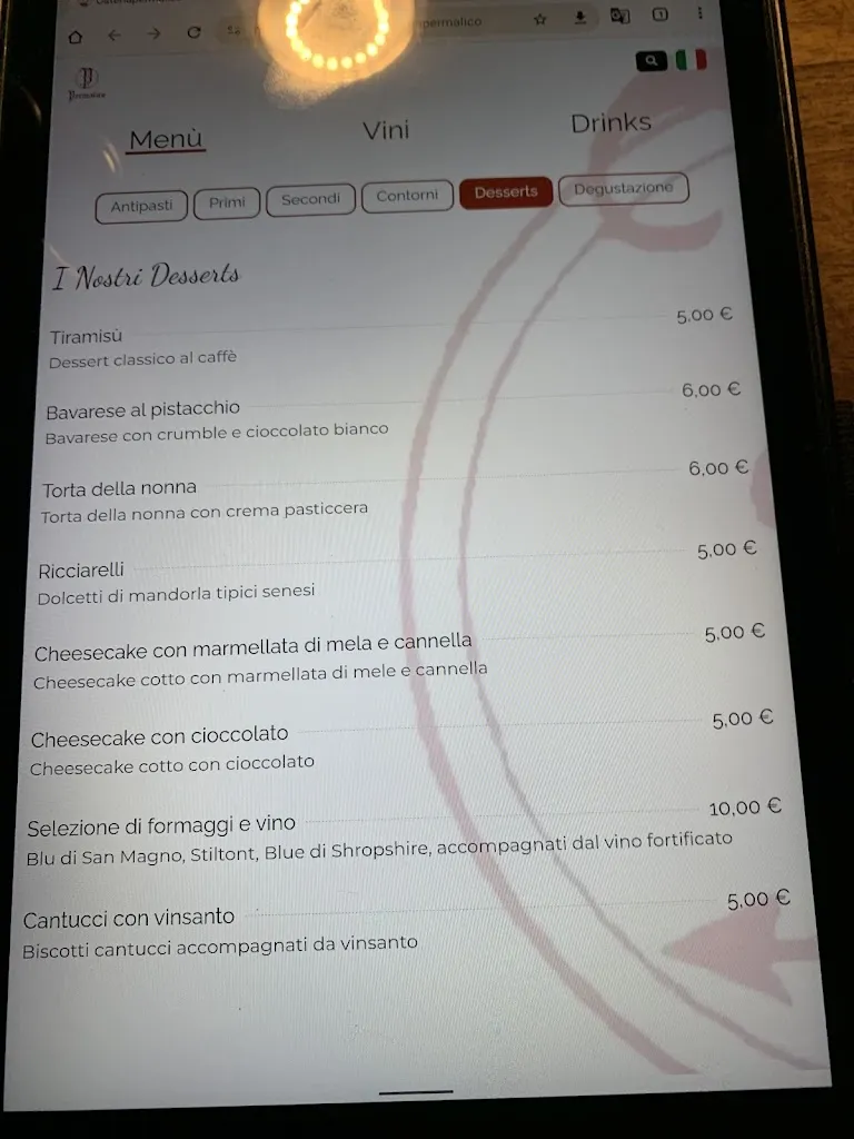 Menu_Osteria Permalico_Siena_image_1