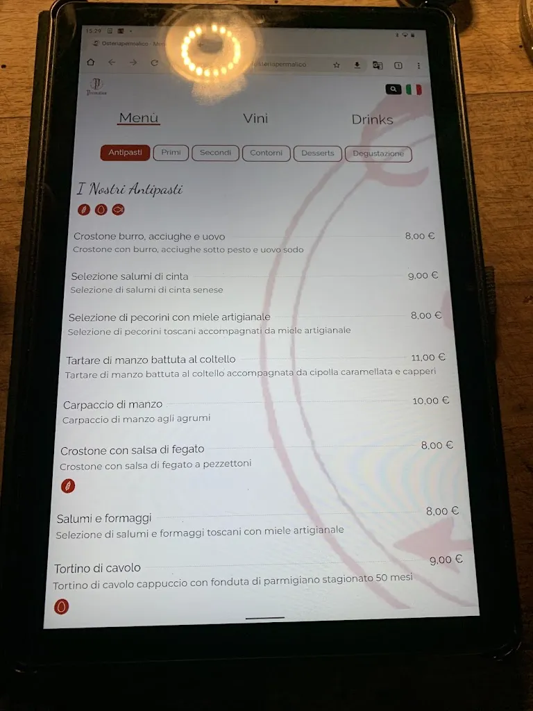 Menu_Osteria Permalico_Siena_image_3