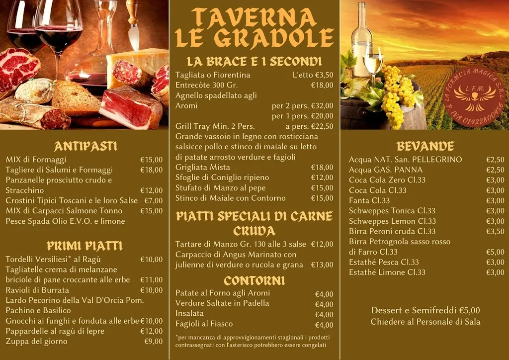 Menu_Taverna Le Gradole - Seravezza_Seravezza_image_2