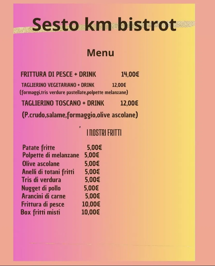 Menu_Sesto Km Bistrot_Sesto Fiorentino_image_1