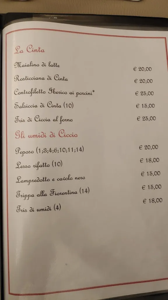 Menu_Ciccio Pennello Osteria_Sesto Fiorentino_image_3