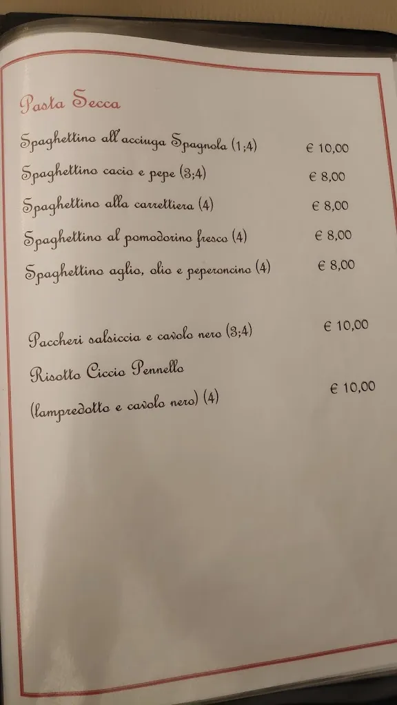 Menu_Ciccio Pennello Osteria_Sesto Fiorentino_image_4