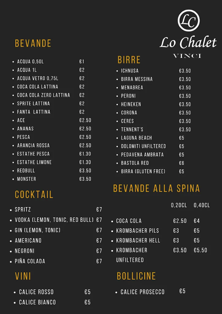 Menu_Lo Chalet - Vinci_Spicchio-Sovigliana_image_3