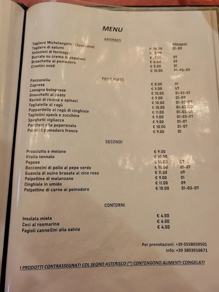 Menü_Il Caratello_Tavarnelle Val di Pesa_Bild_1