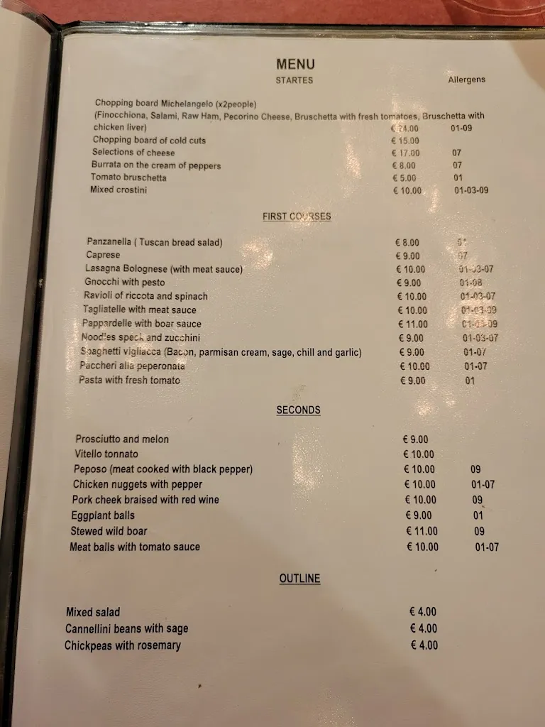 Menü_Il Caratello_Tavarnelle Val di Pesa_Bild_2