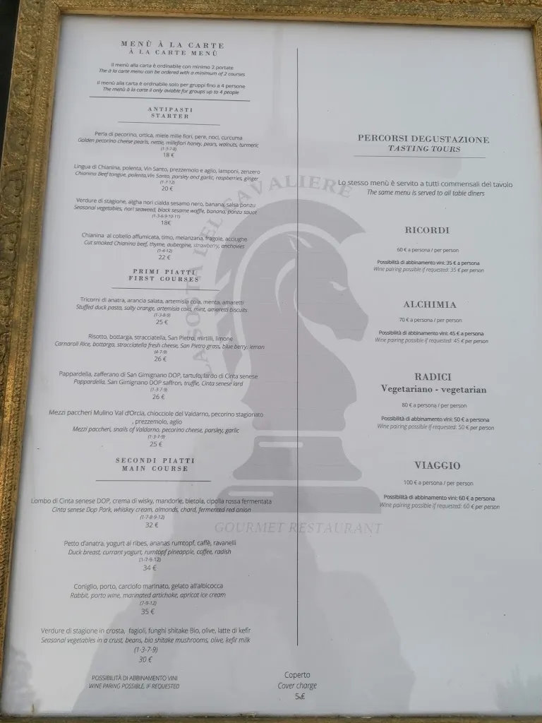 Menu_La Sosta del Cavaliere - fine dining a Torri Sovicille_Sovicille_image_4