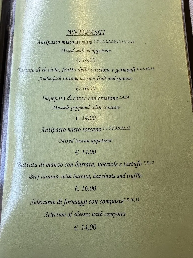 Menu_LA FORESTERIA RISTORANTE_Sovicille_image_1