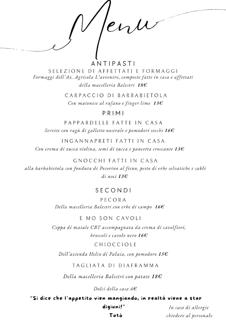 Menu_Osteria De Ciucchi_Terricciola_immagine_1