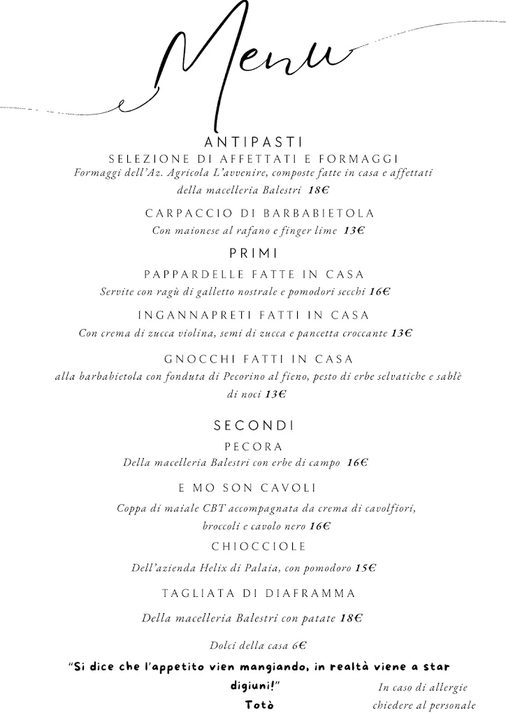 Menu_Osteria De Ciucchi_Terricciola_immagine_2