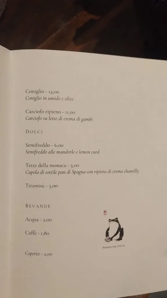 Menu_Le 3 Rane - Ristorante e B&B_Treggiaia_image_1