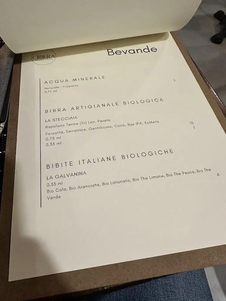 Menu_Ciriera Osteria Vegan_Trequanda_immagine_2