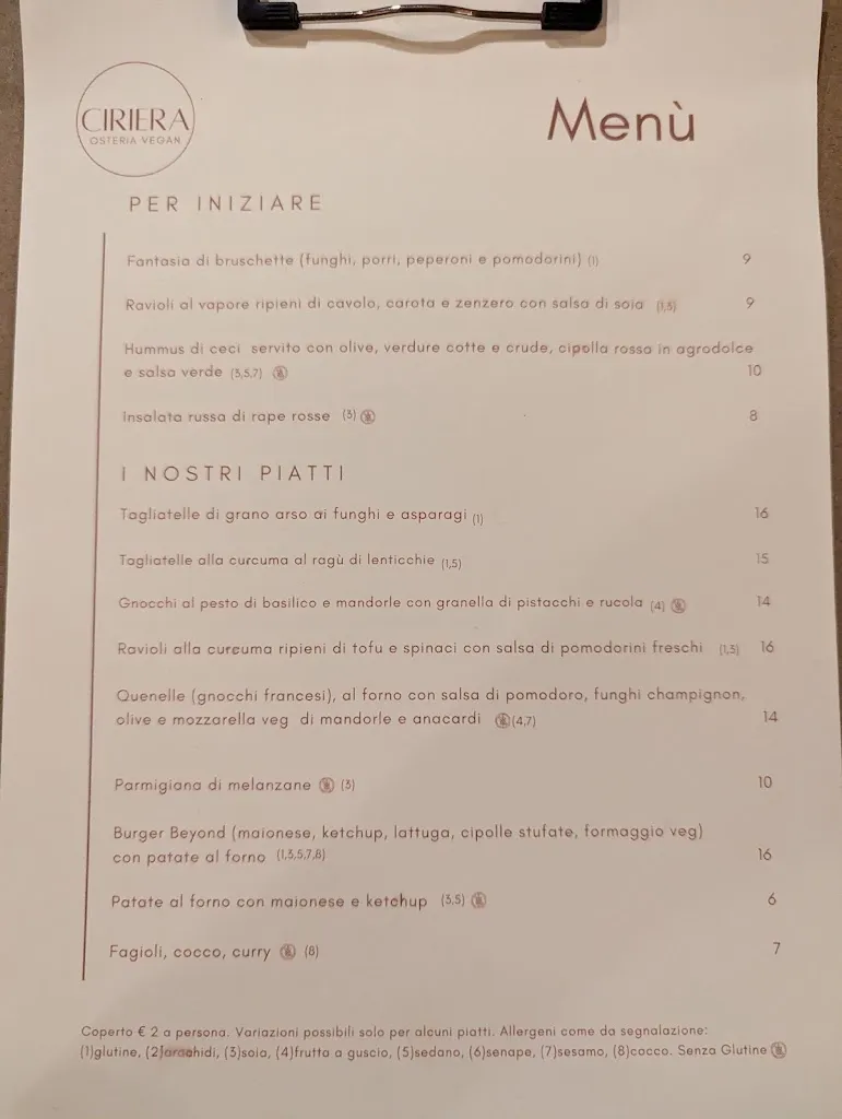 Menu_Ciriera Osteria Vegan_Trequanda_immagine_4