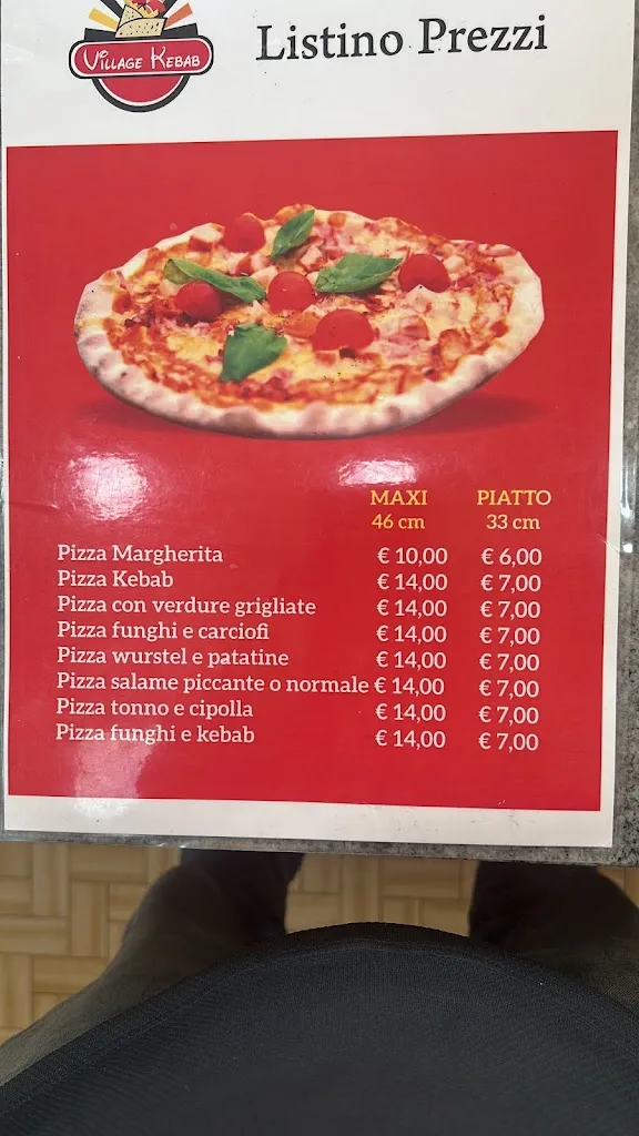 Menu_Village pizza kebab_Torrita di Siena_image_1