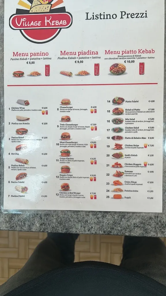 Menu_Village pizza kebab_Torrita di Siena_image_2