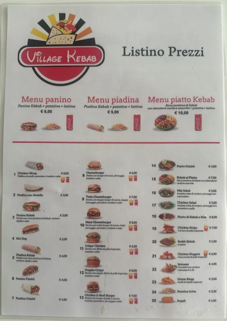 Menu_Village pizza kebab_Torrita di Siena_image_4