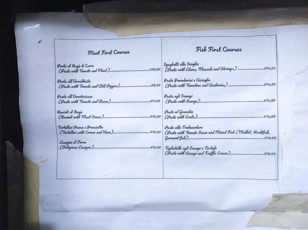 Menu_Ristorante Trattoria Rosticceria Da O' Dino - Carne e Pesce Torre del Lago - Take Away_Torre del Lago Puccini_image_1