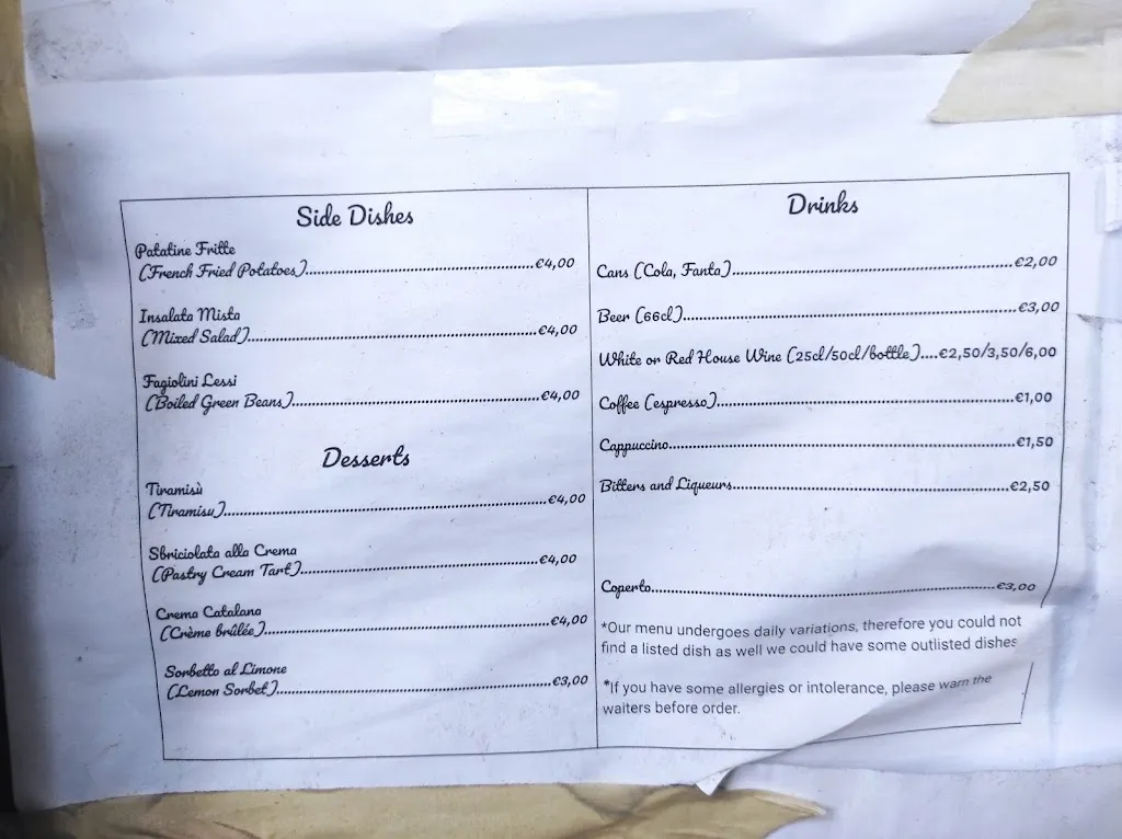 Menu_Ristorante Trattoria Rosticceria Da O' Dino - Carne e Pesce Torre del Lago - Take Away_Torre del Lago Puccini_image_3