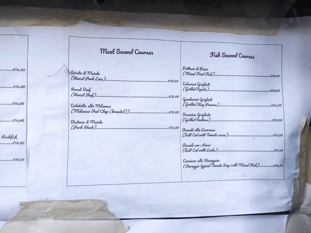 Menu_Ristorante Trattoria Rosticceria Da O' Dino - Carne e Pesce Torre del Lago - Take Away_Torre del Lago Puccini_image_4