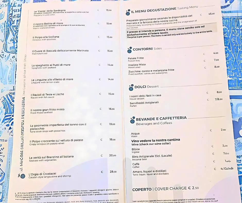 Menu_Teste & Lische - Pescheria e cucina_Torre del Lago Puccini_image_1