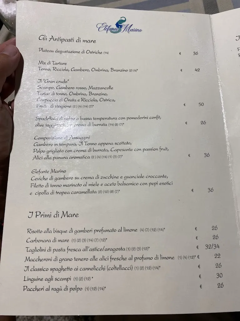 Menu_Elefante Marino_Torre del Lago Puccini_image_1