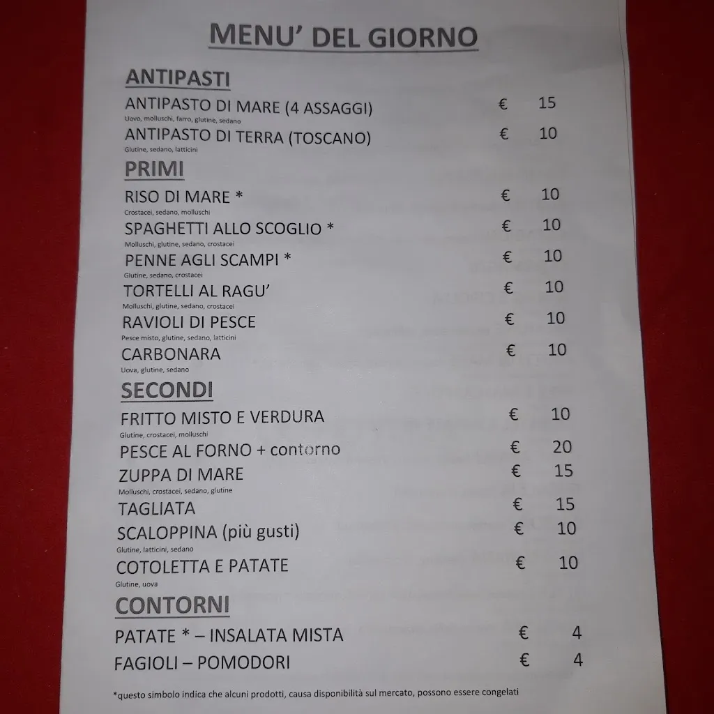 Menu_Trattoria Pizzeria Odilio_Torre del Lago Puccini_image_1