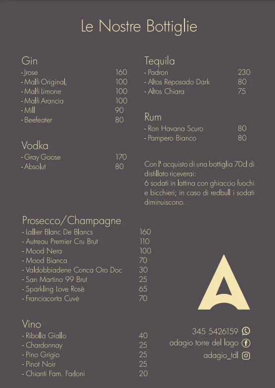 Menu_Adagio Sunset - Ristorante, Location Eventi_Torre del Lago Puccini_image_2