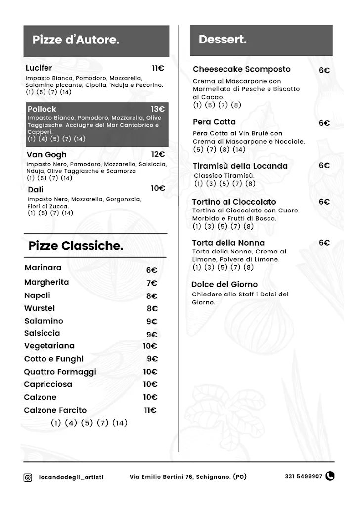 Menu_La Locanda Degli Artisti_Vaiano_image_1