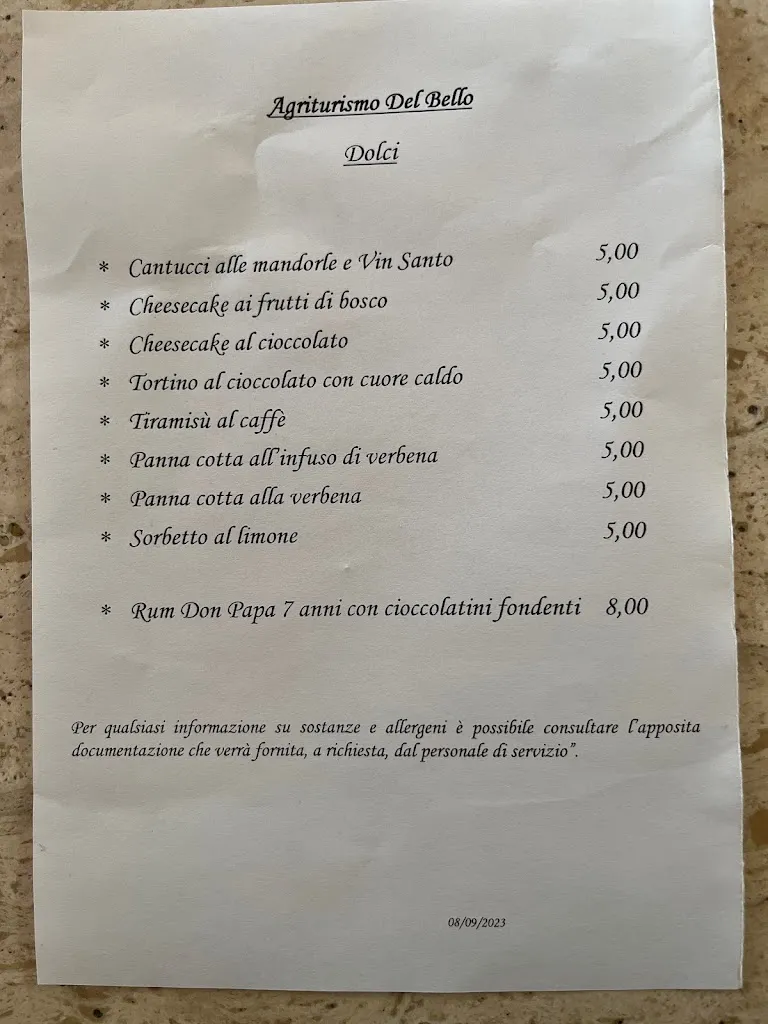 Menu_Agriturismo Del Bello_Vaiano_image_1