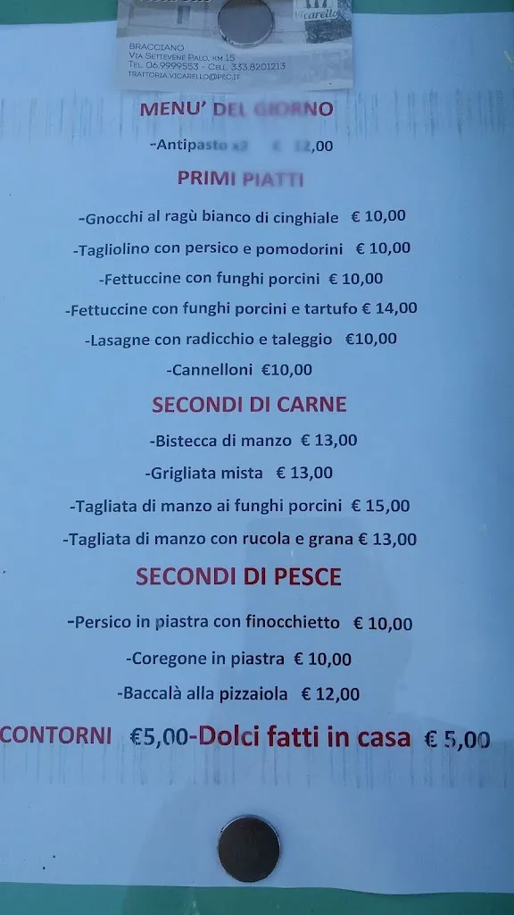 Menu_Trattoria Vicarello_Vicarello_image_1