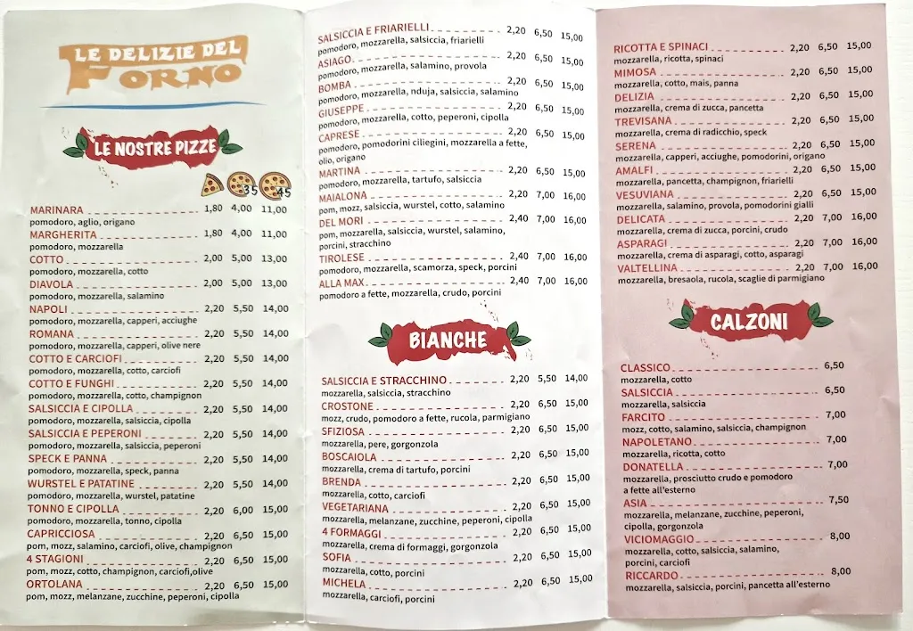 Menu_Pizzeria Le Delizie del Forno_Viciomaggio_image_2