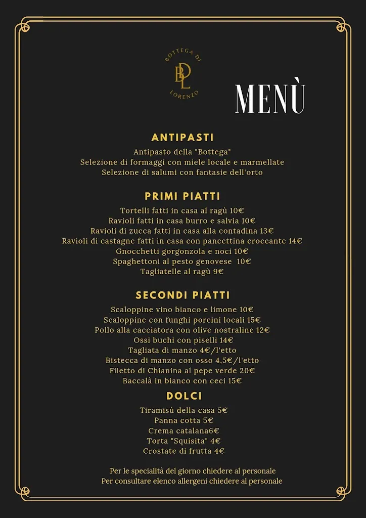 Menu_La Bottega Di Lorenzo_Villa Collemandina_image_1