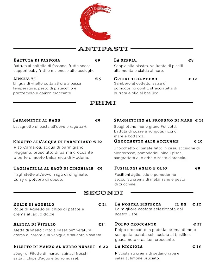 Menu_Convivium venti venti_Villafranca in Lunigiana_immagine_1