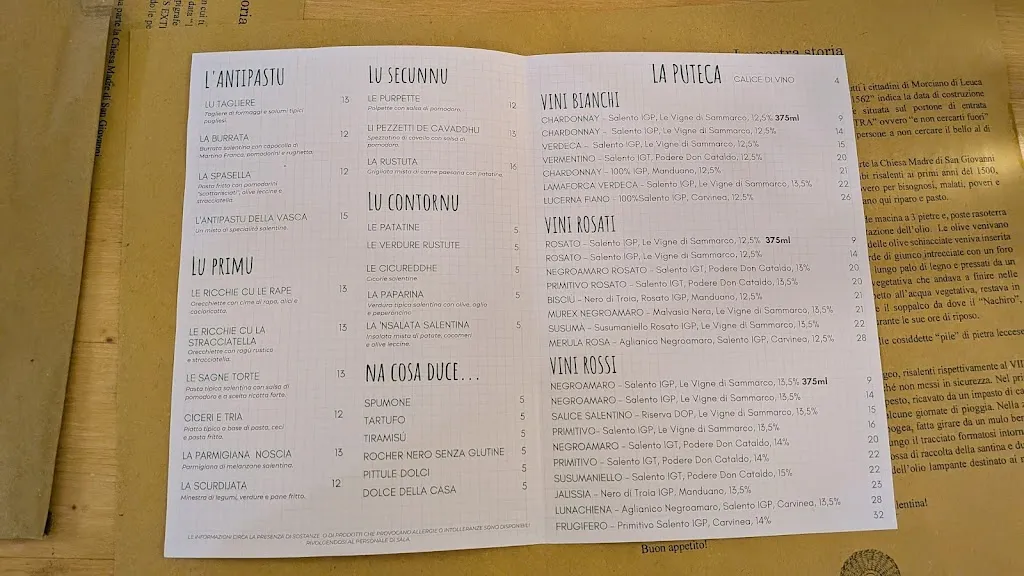 Menu_Trattoria La Vasca 1562_Morciano di Leuca_image_4