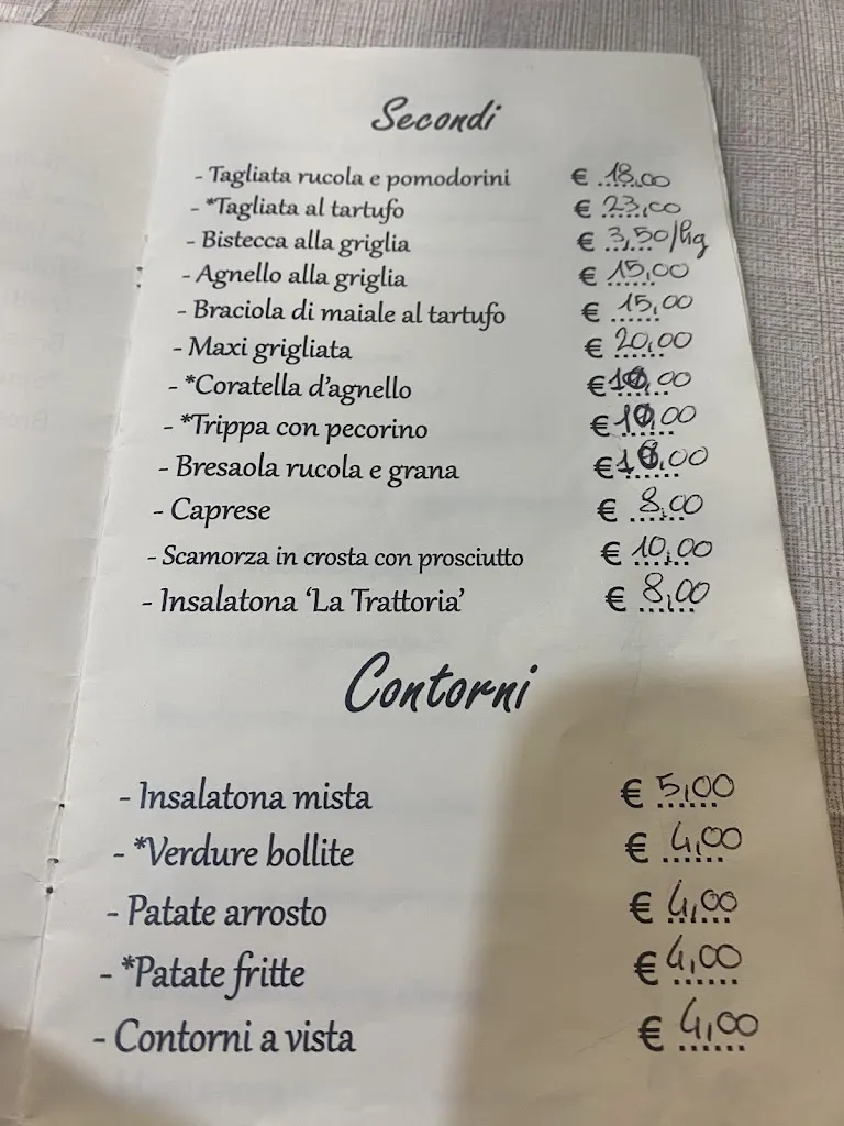 Menu_La Trattoria Primi Piatti Pizzeria_Acquasparta_image_1