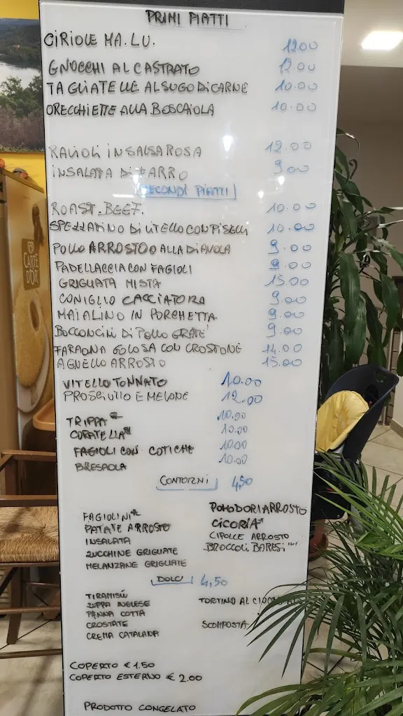 Menu_La Trattoria Primi Piatti Pizzeria_Acquasparta_image_4