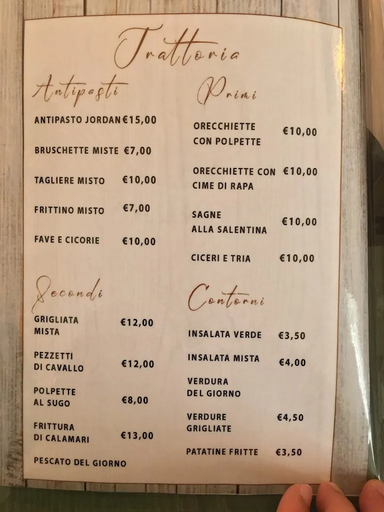 Menu_Jordan Trattoria Pizzeria_Morciano di Leuca_immagine_4