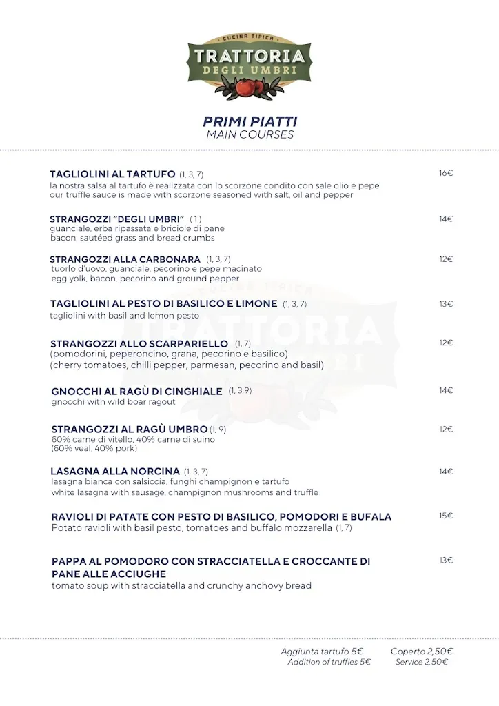 Menu_Trattoria Degli Umbri_Assisi_image_3