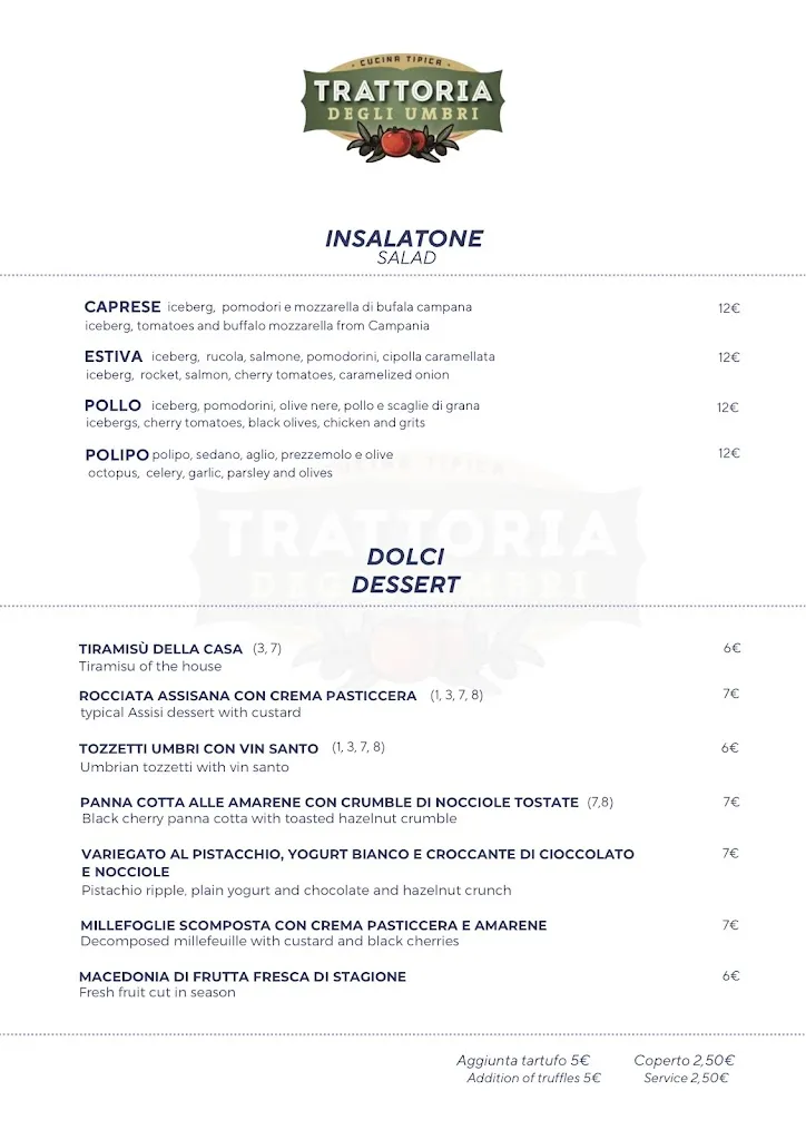 Menu_Trattoria Degli Umbri_Assisi_image_4