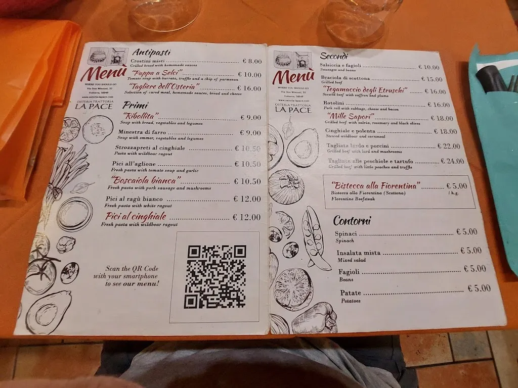 Menu_Osteria La Pace Volterra_Volterra_image_3