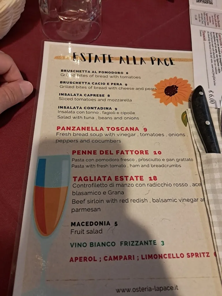 Menu_Osteria La Pace Volterra_Volterra_image_4